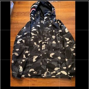 Bape Shark Camouflage Hoodie Jacket